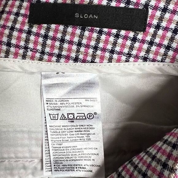 Banana Republic Sloan Tattersa Plaid Pants (No size.. measurements in listing) - Picture 6 of 13